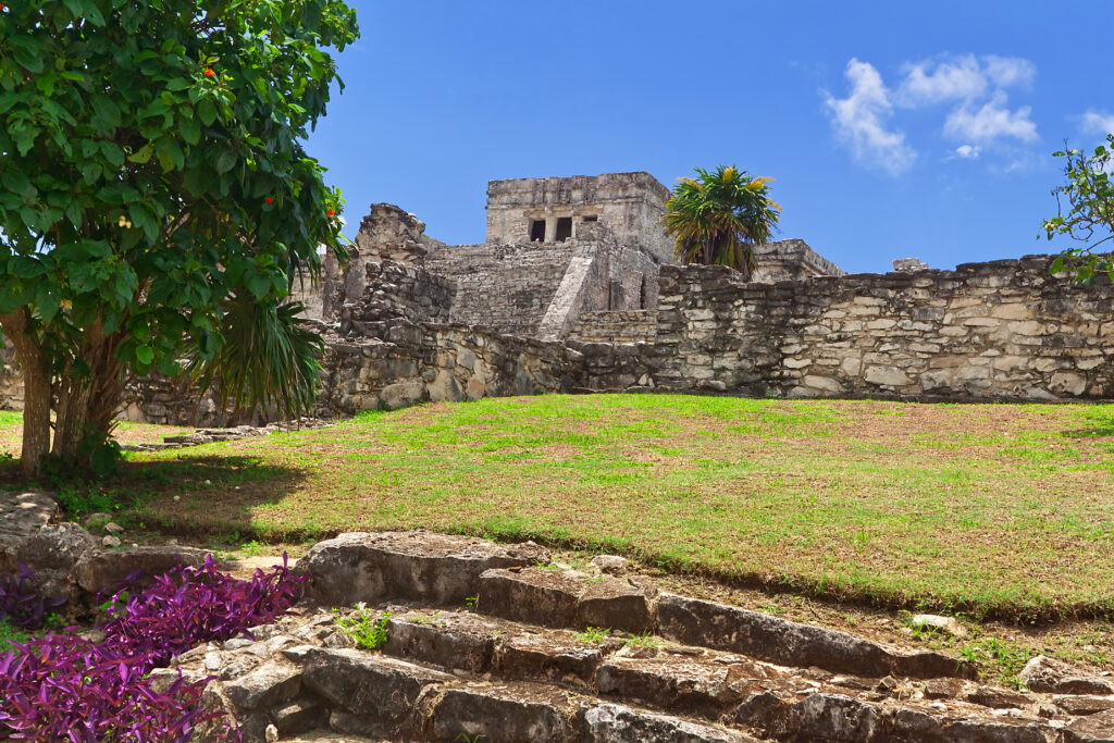 Pyramid El Castillo in Tulum, Mexico