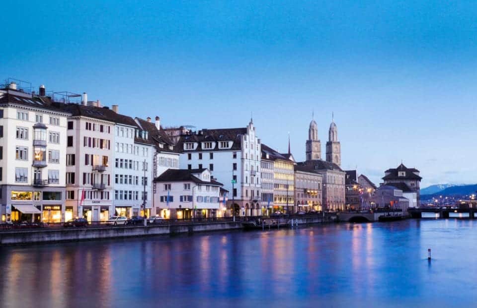 Blue Hour Zurich