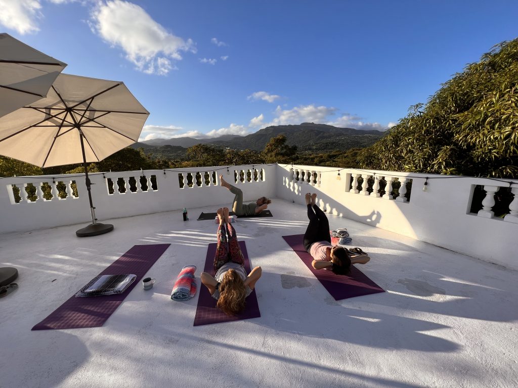 Rooftop Yoga Casa Alternavida Courtesy of Casa Alternavida