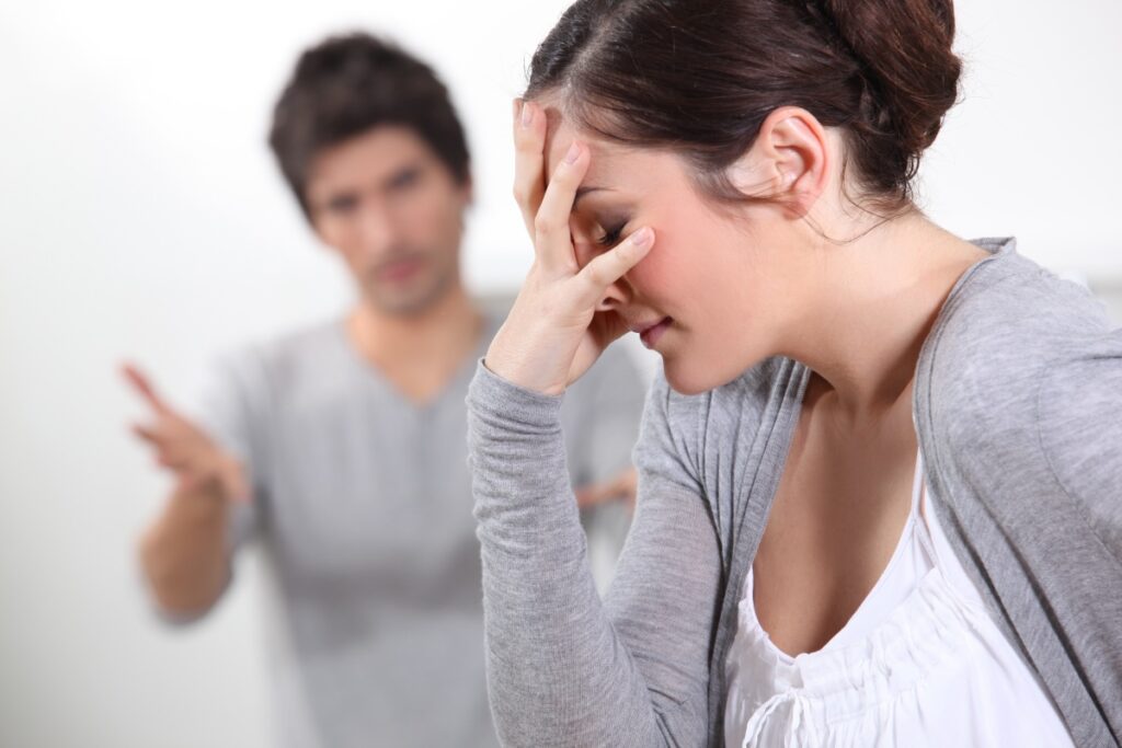 Couple having an argument