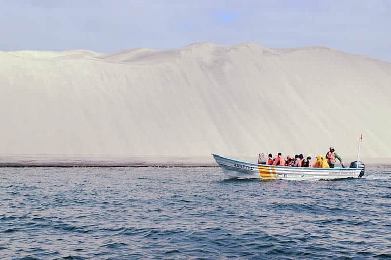 Guerrero Negro whale watching boat