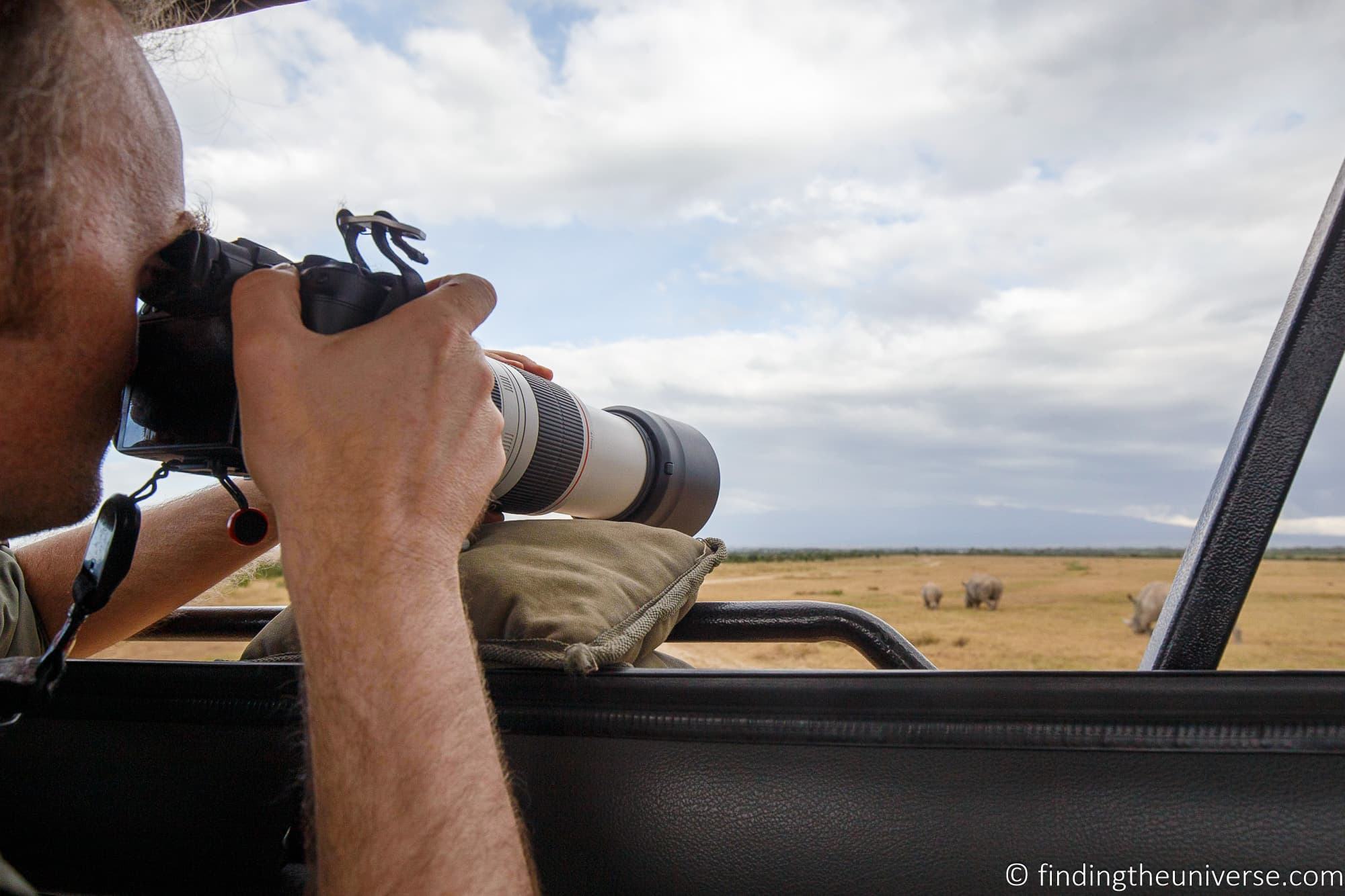 Photography bean bag safari