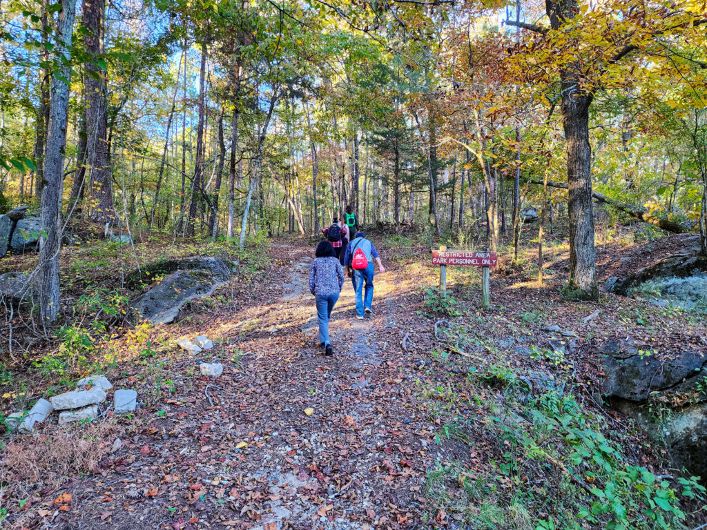 Sunset hike Panola Mountain State Park Henry County Georgia