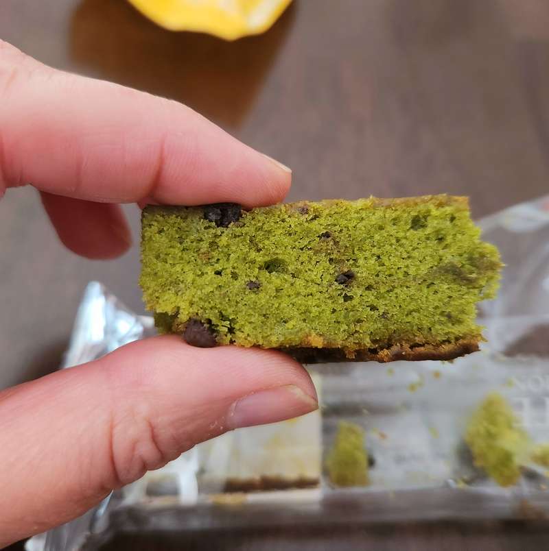 Matcha Stick Cake with chocolate in a Bokksu Japanese subscription box