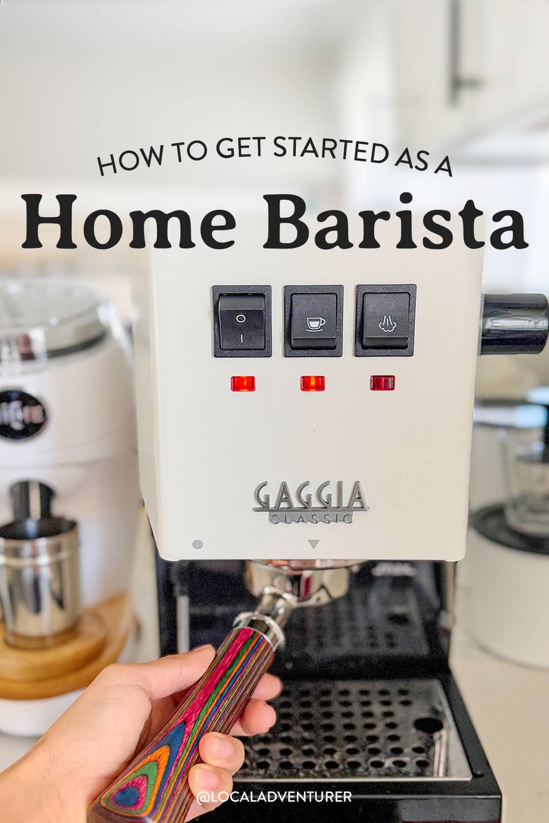 home barista espresso bar setup