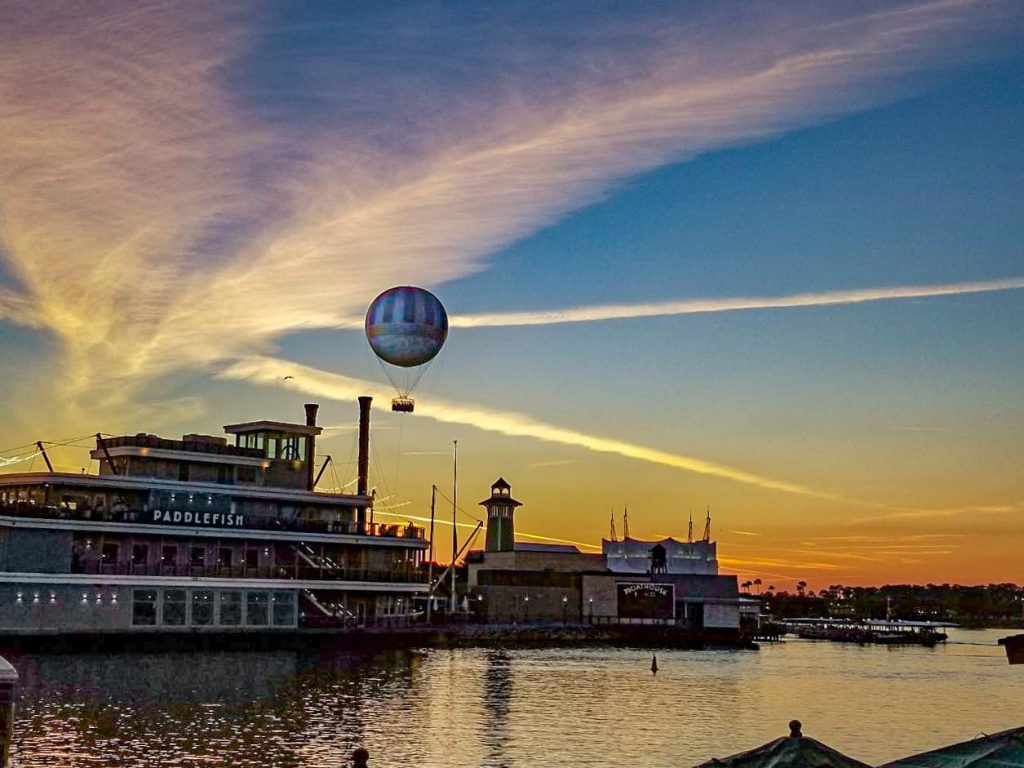 Disney Springs at Sunset