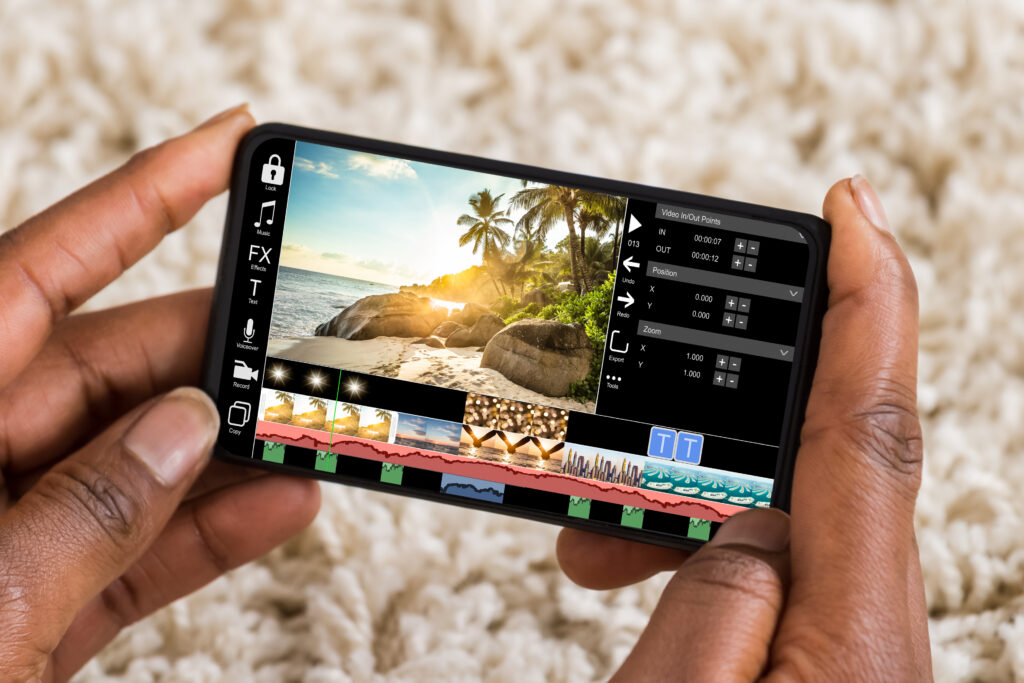 Editing Videos On Mobile Phone Using Video Editor App