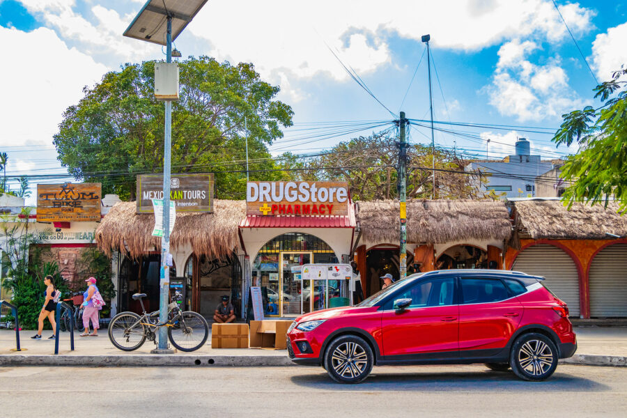 Driving through Mexico