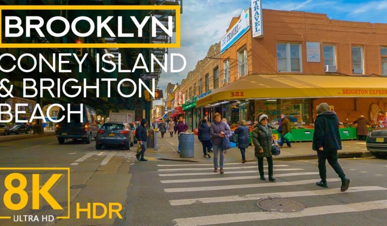 [8K HDR] Onewheel Ride around Coney Island & Brighton Beach, Brooklyn, NY