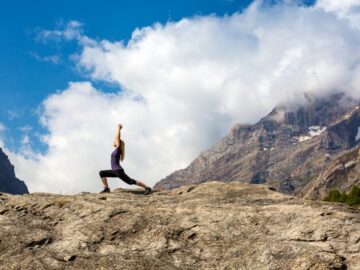 A Concierge Guide to the World's Best Transformative Adventures -Yoga on a Mountain