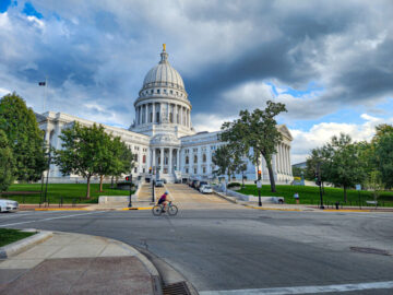 Biking in Madison WI