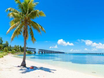 Bahia Honda State Park - Calusa Beach, Florida Keys - tropical coast with paradise beaches - USA