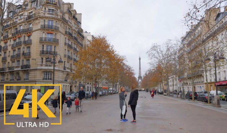 Late Autumn in Paris, France 4K – Urban Documentary Film – Best of Europe