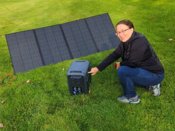 How a 350W Solar Panel Transforms Camping and Emergency Prep