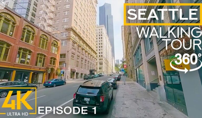 Virtual Walking Tour in Seattle – Exploring the Streets of Emerald City in 8K 360° VR – Part 1