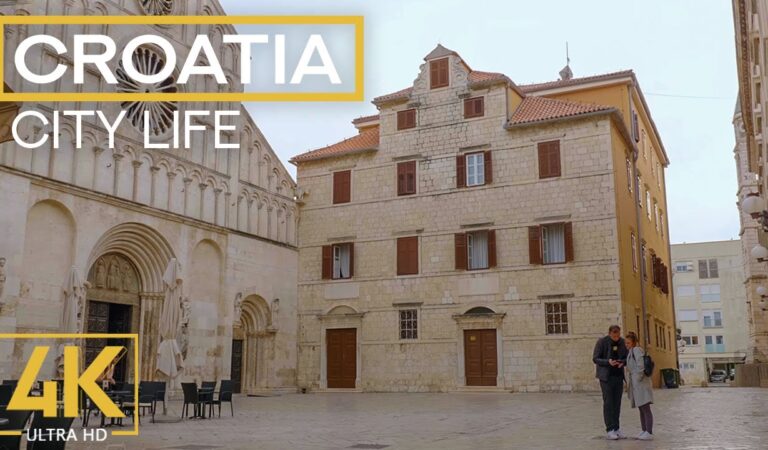 Traveling through Ancient Cities of Croatia – 4K City Life Video of Best European Destinations