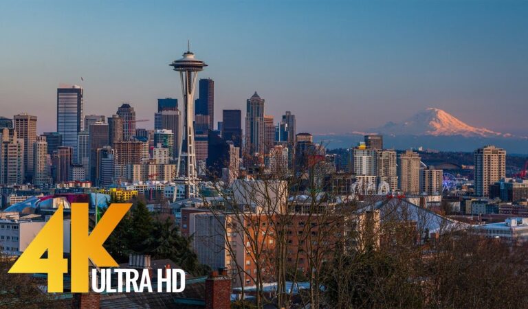 Seattle – The Emerald City – 4K Documentary Film with City Views & Relaxaing Music – Part 1