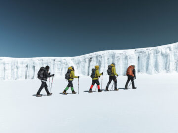 Climb Mt. Kilimanjaro on snow