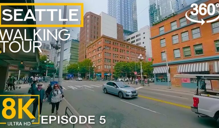 Virtual Walking Tour in Seattle – Exploring the Streets of Emerald City in 8K 360° VR – Part 5