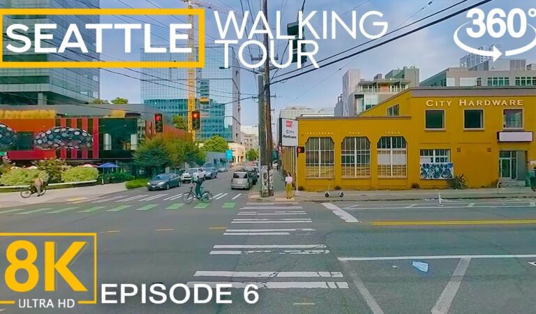 Virtual Walking Tour in Seattle – Exploring the Streets of Emerald City in 8K 360° VR – Part 6