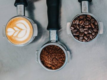 home barista espresso bar setup