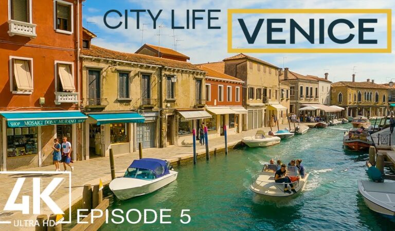 Discovering the City Life & Landmarks of VENICE in 4K | Traveling Around Europe – Part #5