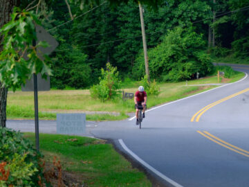 One Rider in the GA400 City Tour. The annual ride tours through Alpharetta, Roswell and Cumming Georgia.