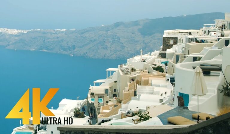 4K Santorini, Greece – Around the World – Urban Life Documentary Film