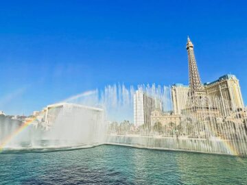 bellagio fountains las vegas strip