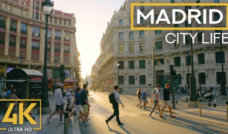 4K Traveling Around Europe – Part #2 – Discovering the City Life & Landmarks of Madrid