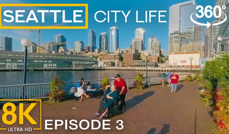 8K 360˚ Virtual Tour to the Heart of Seattle – Pier 57 & Seattle Great Wheel – Part 3