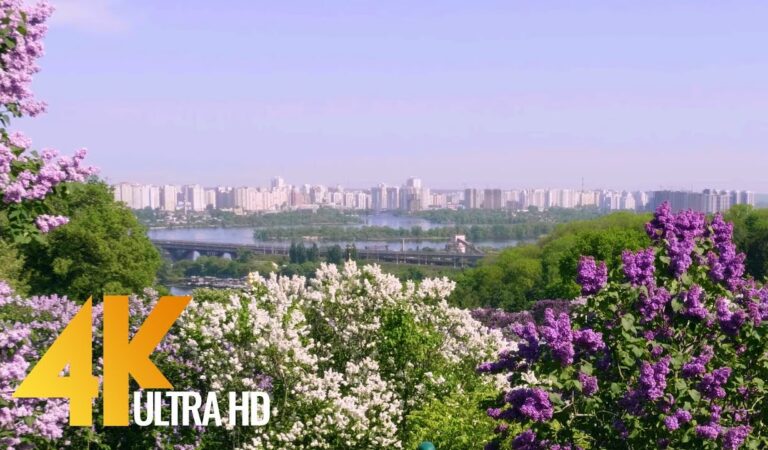 4K City Garden, Spring – 4K (Ultra HD) City Life