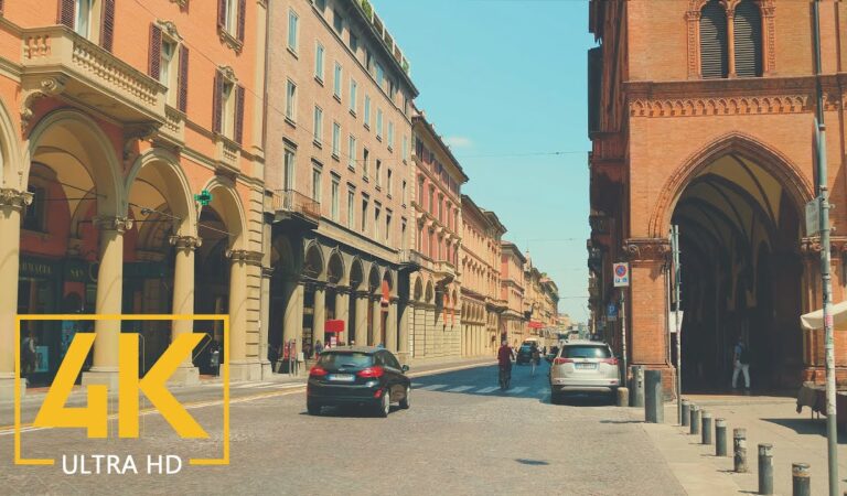 4K Bologna, Italy – City Life Documentary Film with Relaxing Music