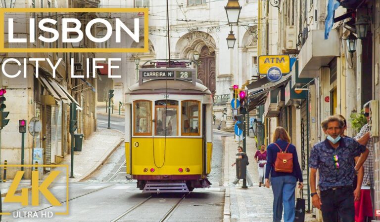 LISBON – City Life & Landmarks – Beautiful Capital of Portugal in 4K | Traveling around Europe