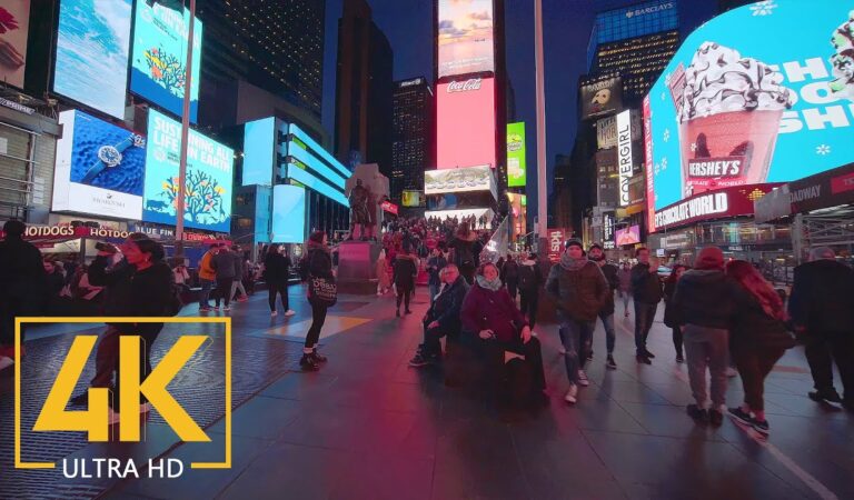 4K Streets of New York, USA – City Walking Tour – Short Preview Video