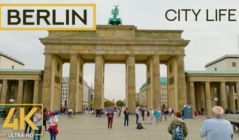 Discovering the City Life & Landmarks of BERLIN, Germany in 4K | Traveling Around Europe – Part #6